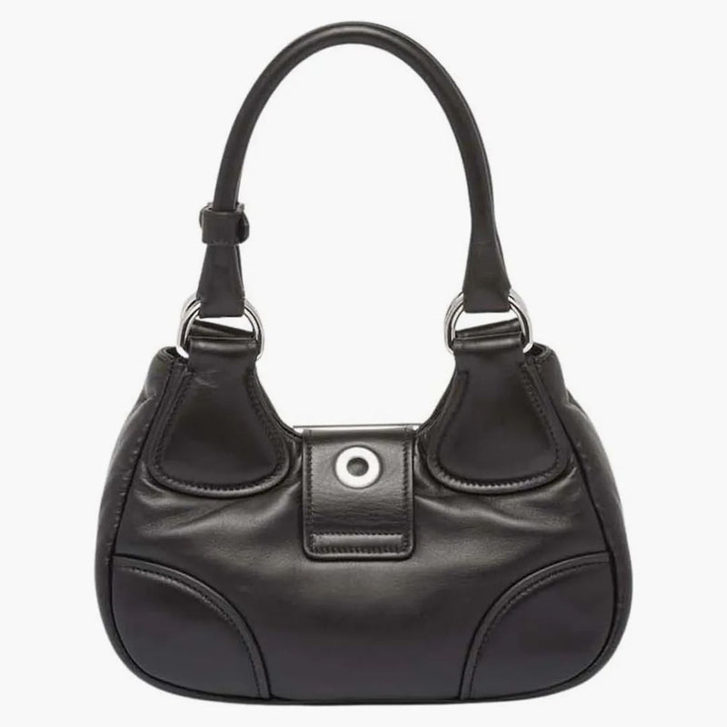 Prada Moon Padded Nappa-leather Bag Black