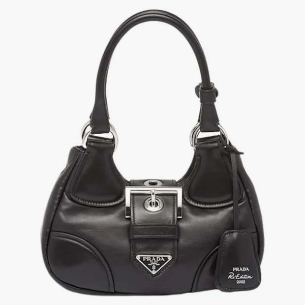 Prada Moon Padded Nappa-leather Bag Black