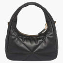 Mini torba Prada Nappa-Leather z Topstitching Black