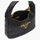 Mini torba Prada Nappa-Leather z Topstitching Black