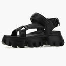 Prada Nastro Sandal Black Leather