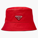 Prada Nylon Bucket has red