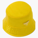 Prada Nylon Bucket Hat Pineapple Yellow