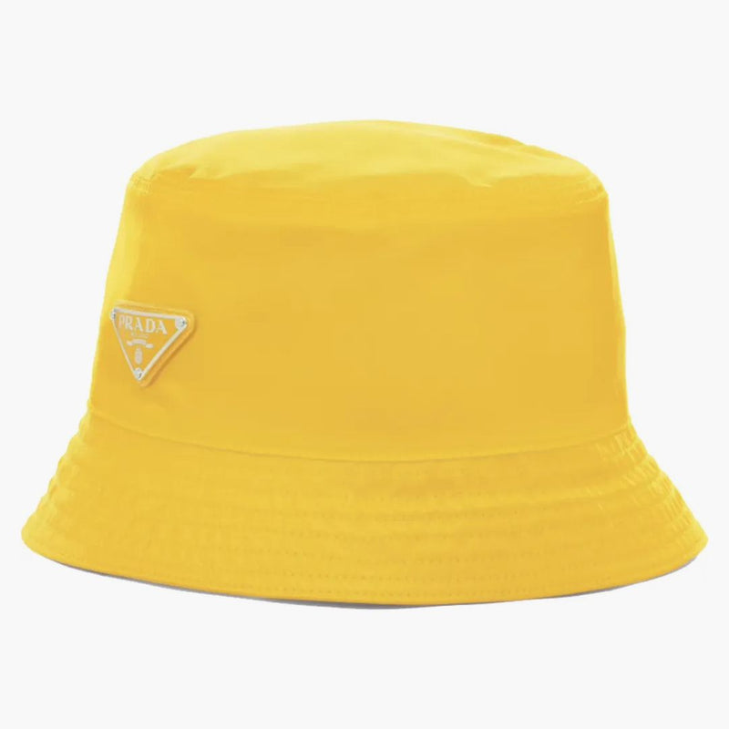 Prada Nylon Bucket Hat Yellow