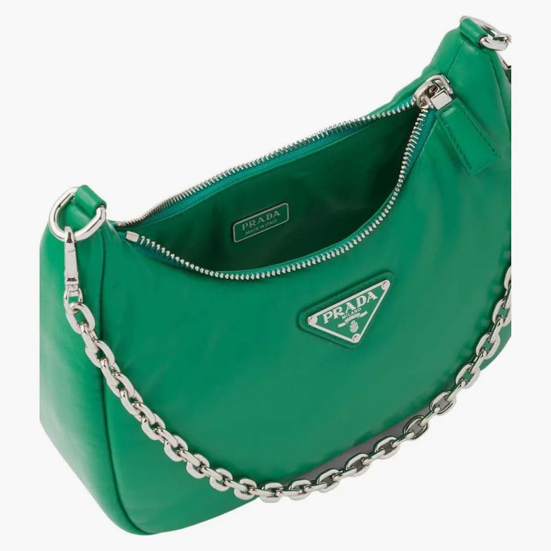 Prada Padded Nappa-leather Re-edition Shoulder Bag Mango