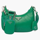 Prada Padded Nappa-Leather Re-Edition Shoulder Bag Mango