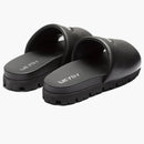 Prada Padded Slides Black Nappa Leather (men's)
