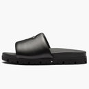 Prada Padded Slides Black Nappa Leather (men's)