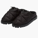 Prada Quilted Slides Black Nylon