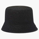 Prada Raffia Bucket has Black