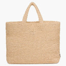 Prada Raffia Dead Bor Brown