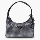 Prada Re-Edition 2000 Crystal Mini Bag Black