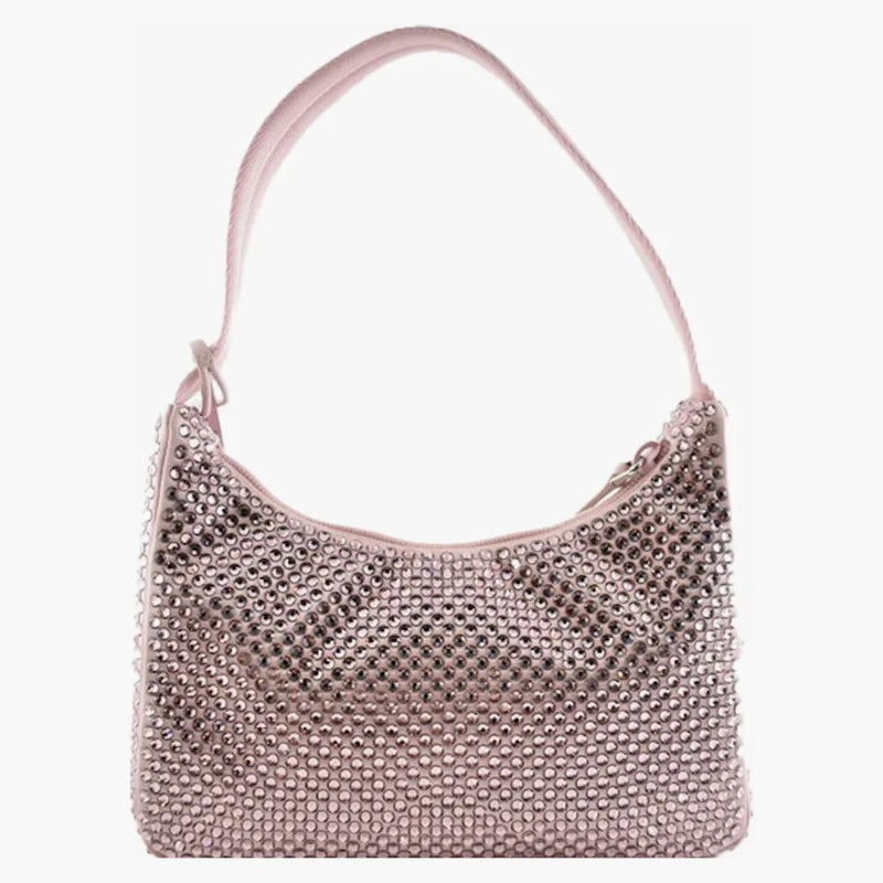 Prada Re-edition 2000 Crystal Mini Bag Pink