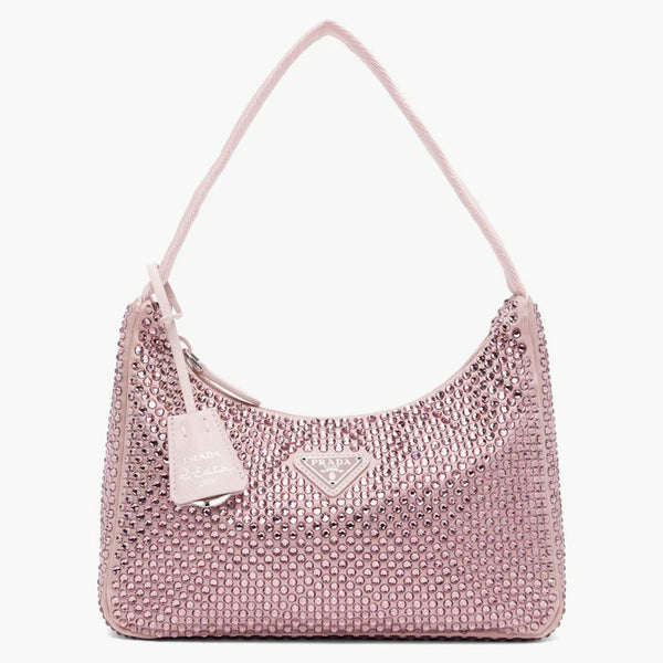 Prada Re-edition 2000 Crystal Mini Bag Pink