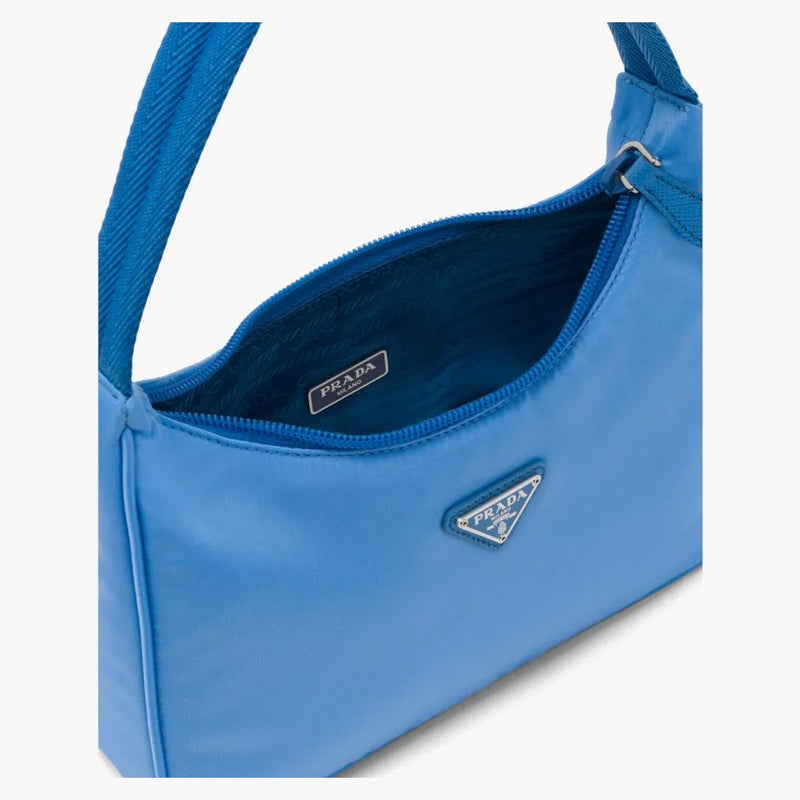 Prada Re-edition 2000 Mini Bag Nylon Periwinkle Blue