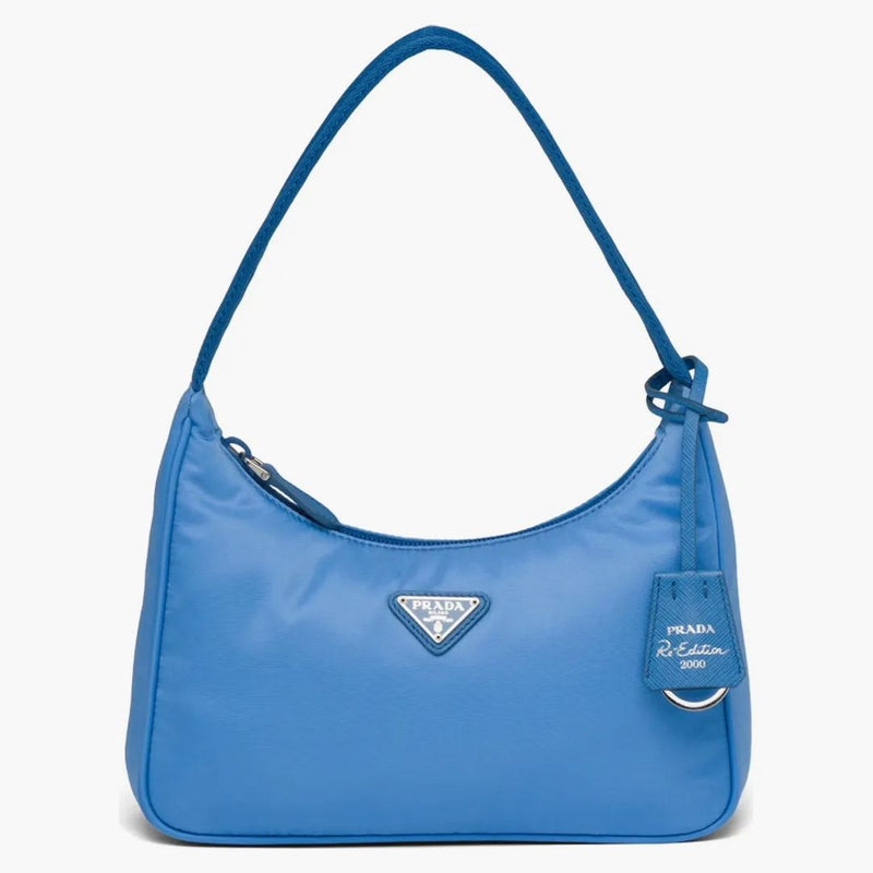 Prada Re-edition 2000 Mini Bag Nylon Periwinkle Blue