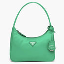 Prada Reedition 2000 nylonowa torba mini-miętowa zielona