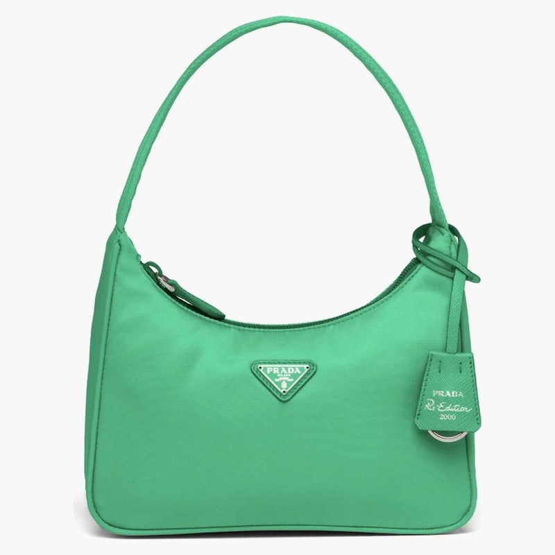 Prada Re-edition 2000 Nylon Bag Mini Mint Green