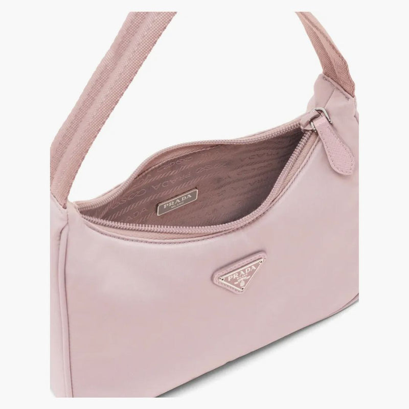 Prada Re-edition 2000 Re-nylon Mini Bag Alabaster Pink