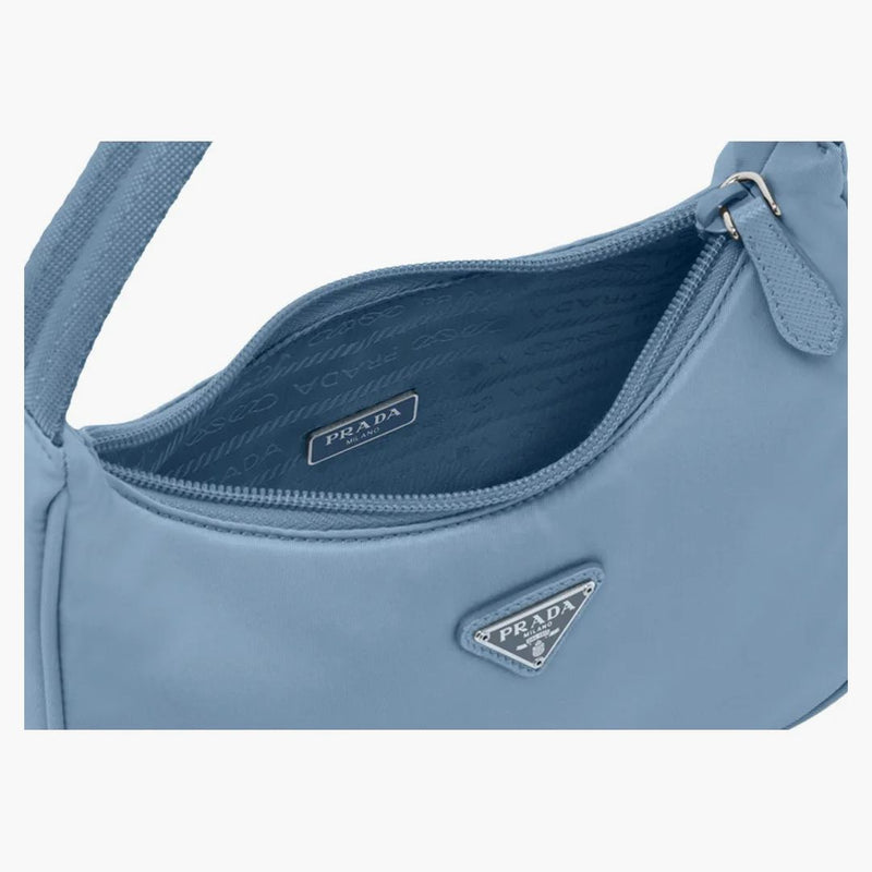 Prada Re-edition 2000 Re-nylon Mini Bag Celeste