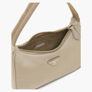 PRADA REDITION 2000 RENYLON MINI BAG Desert Beige
