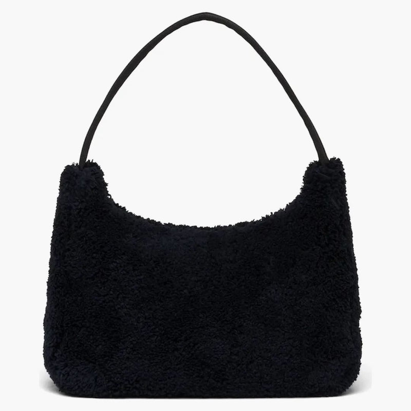Prada Re-edition 2000 Terry Mini Bag Black/white