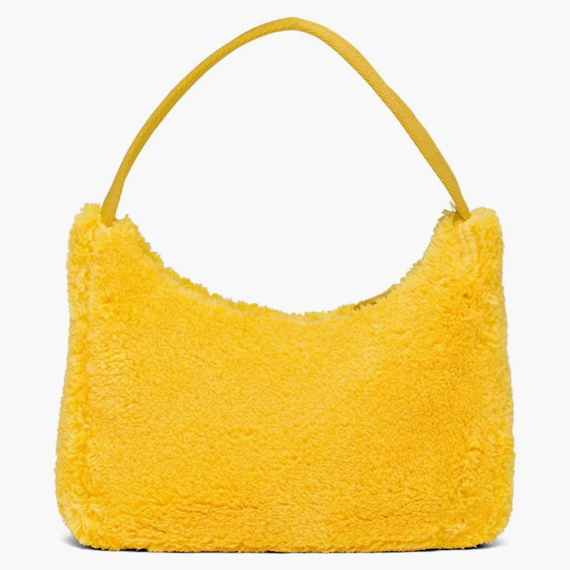 Prada Re-edition 2000 Terry Mini Bag Yellow/black