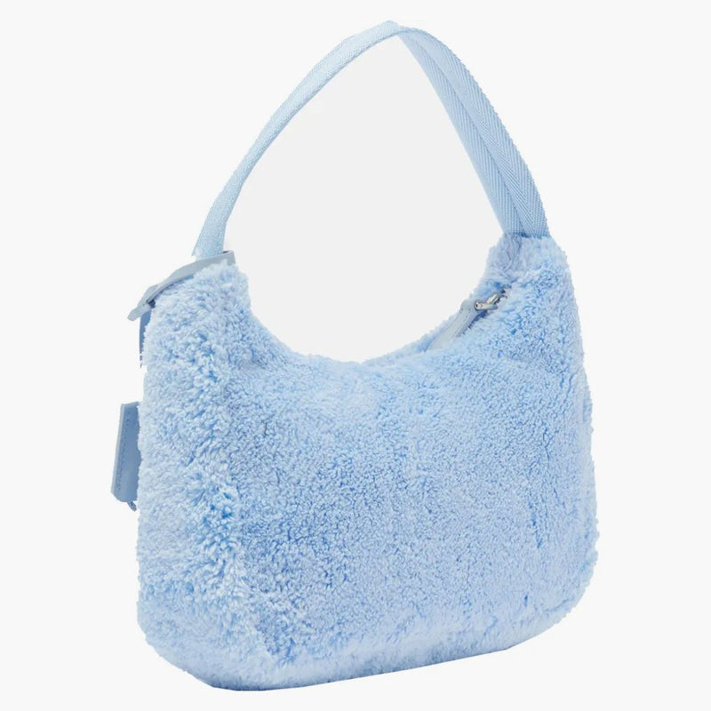 Prada Re-edition 2000 Terry Shoulder Bag Mini Blue