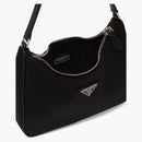 Reada Reedition 2005 Mini Bag Nylon Sacffiano Leather Pasek Czarny