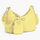 Prada Re-Edition 2005 Nylon Bag Lemon Yellow