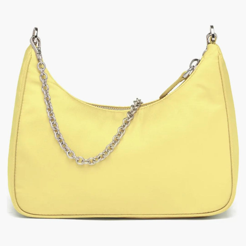 Prada Re-edition 2005 Nylon Bag Lemon Yellow