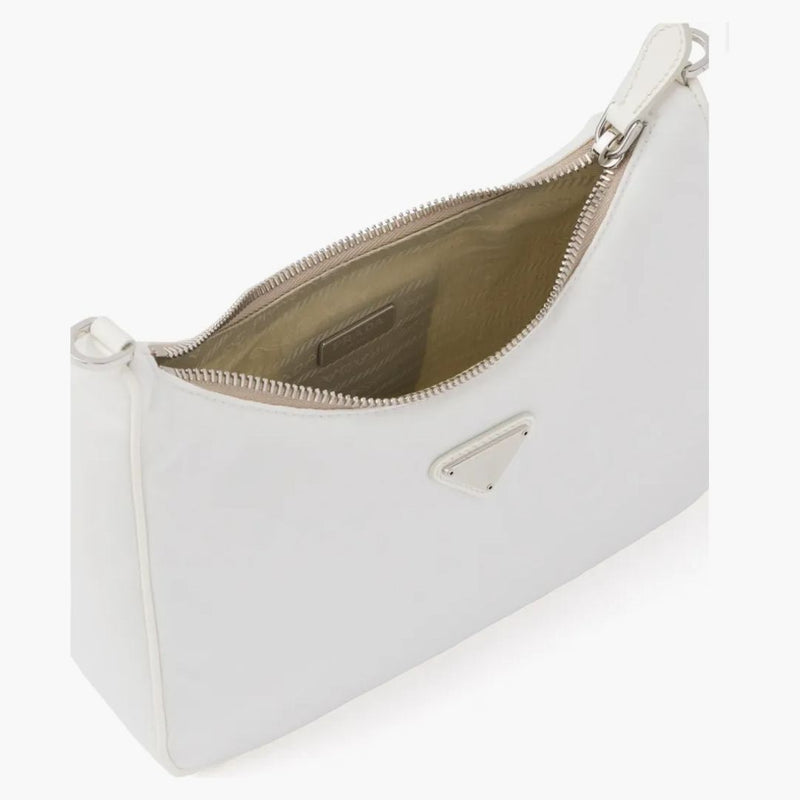 Prada Re-edition 2005 Nylon Bag White
