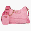 Prada Reedition 2005 RAFIA BASS PETALE PINK