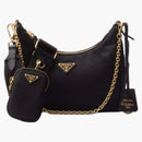 Prada Reedition 2005 Re-Nelon Bag Black