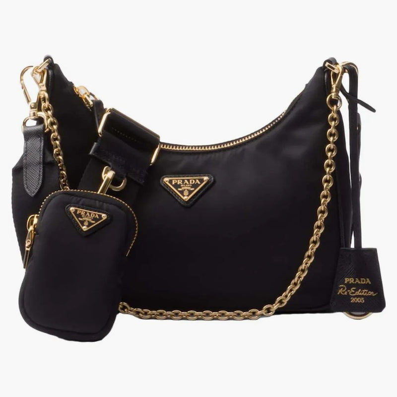 Prada Re-edition 2005 Re-nylon Bag Black