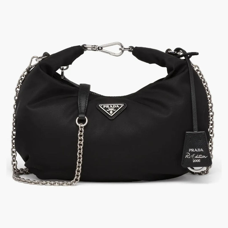 Prada Re-edition 2006 Nylon Bag Black