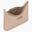 Prada Retedycja Torba na ramię Mini Nylon Cameo Beige