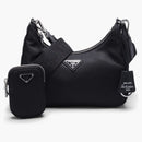 Prada Reedition 2005 Torba na ramię nylonowa czarna