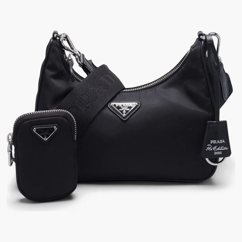 Prada Re-edition 2005 Shoulder Bag Nylon Black