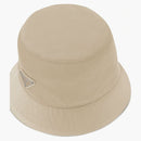 Prada Re-nylon Bucket has Desert Beige