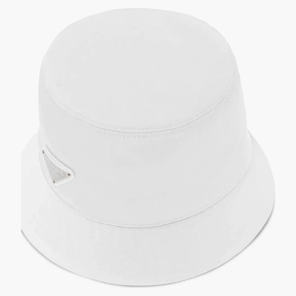 Prada Re-nylon Bucket Hat White