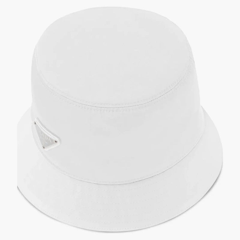 Prada Re-nylon Bucket Hat White