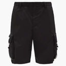 Prada Re-Nylon Cargo Shorts Black