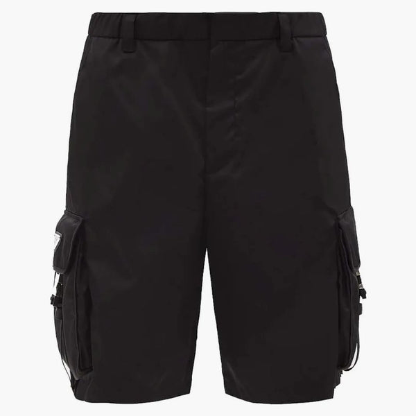 Prada Re-nylon Cargo Shorts Black