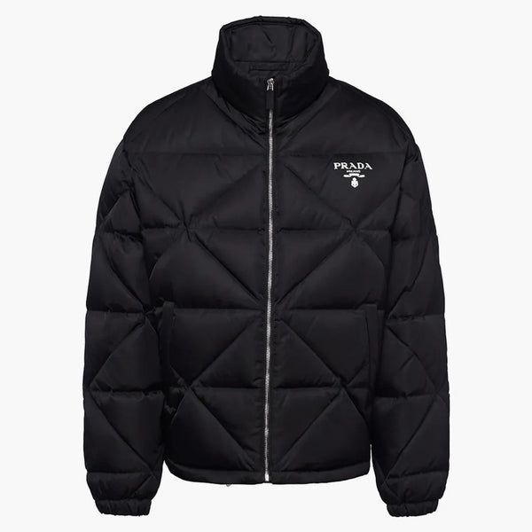 Prada Re-nylon Down Jacket Black