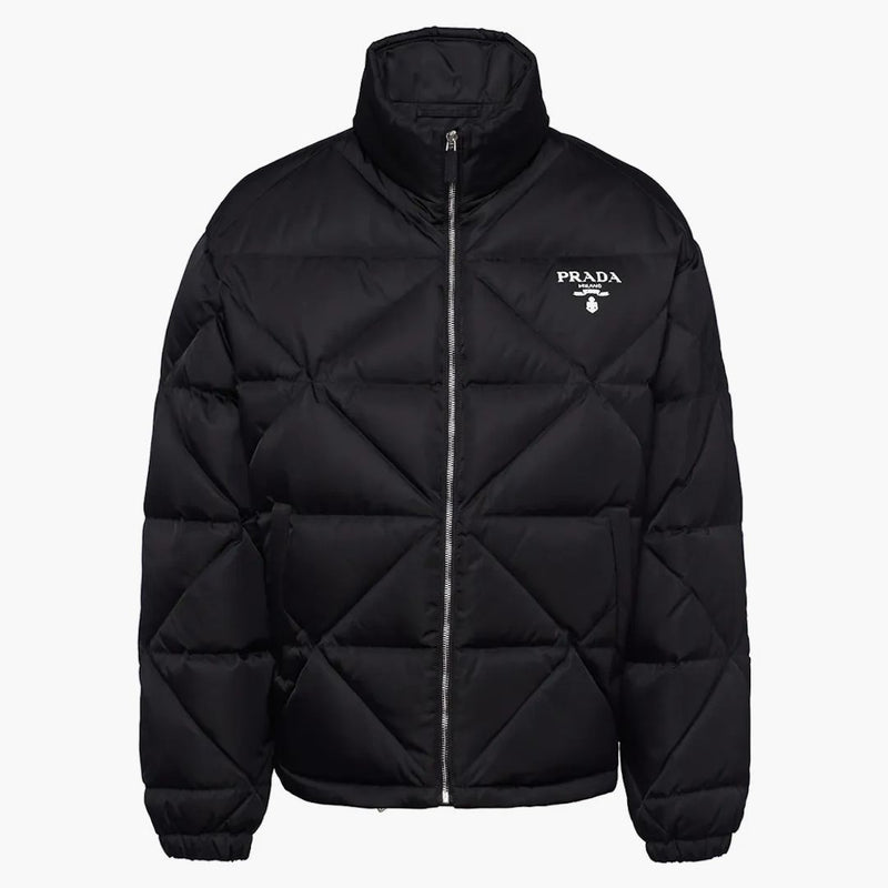 Prada Re-nylon Down Jacket Black