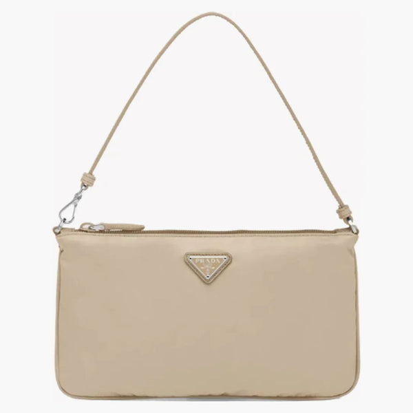 Prada Re-nylon Mini Bag Desert Beige