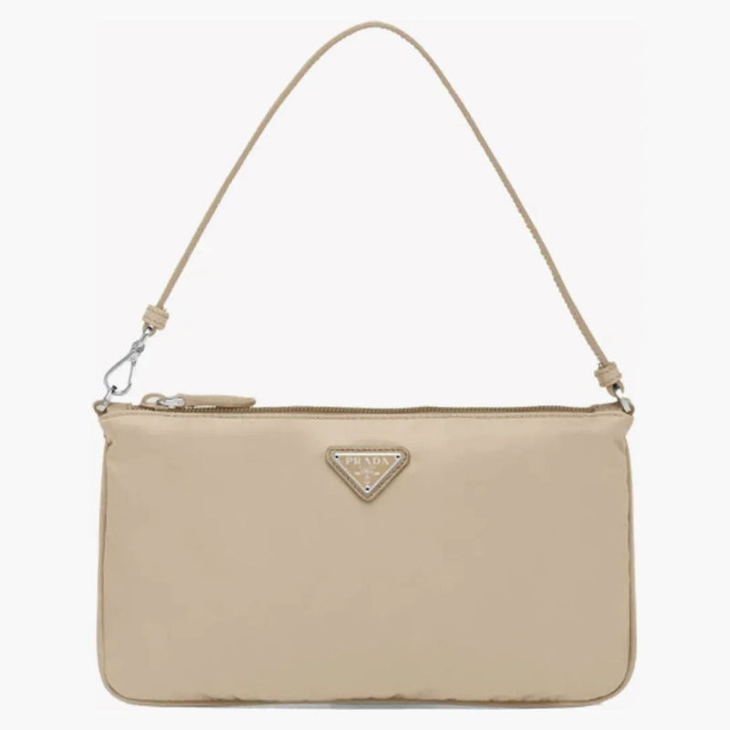 Prada Re-nylon Mini Bag Desert Beige