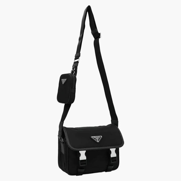 Prada Re-nylon Shoulder Bag Black