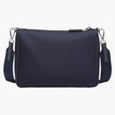 Prada Re-Nylon and Saffiano Leather (Removable Pouch) Shoulder Bag Navy